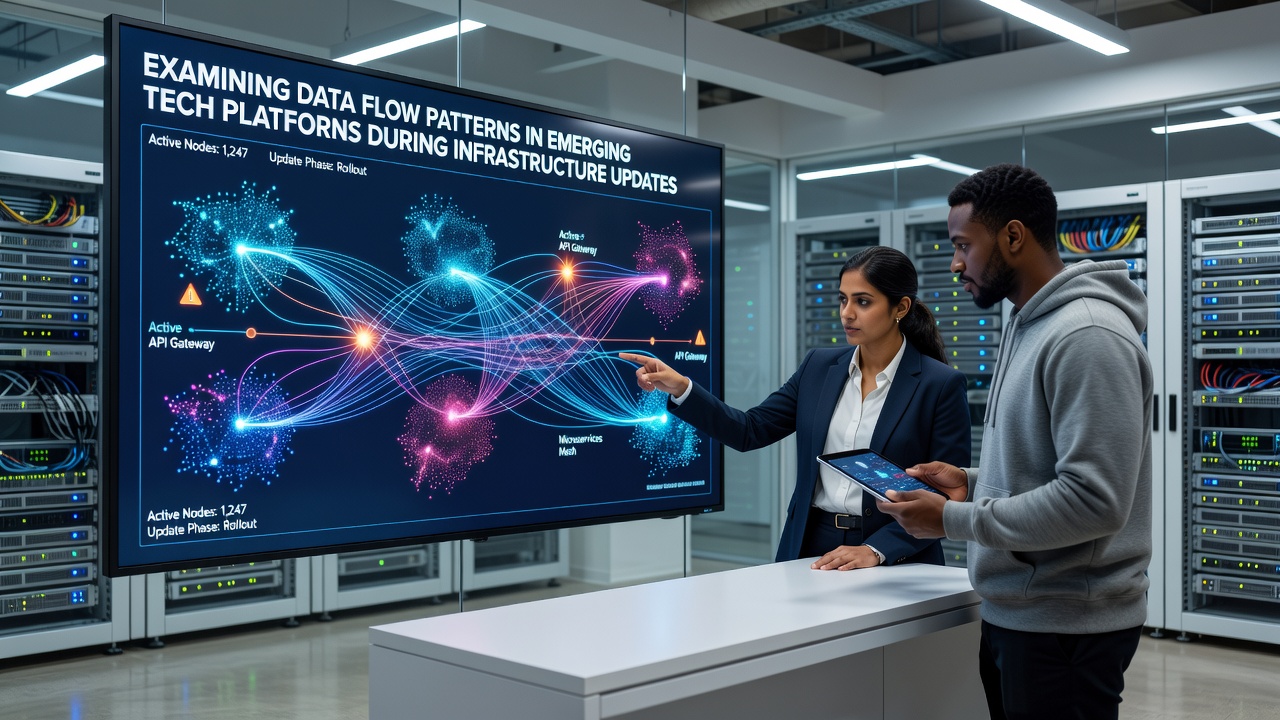 Examining Data Flow Patterns in Emerging Tech Platforms During Infrastructure Updates