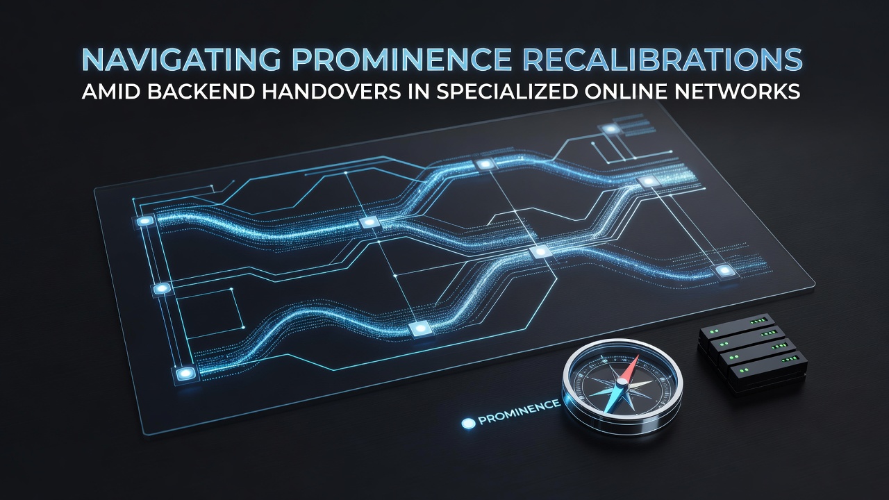 Navigating Prominence Recalibrations Amid Backend Handovers in Specialized Online Networks
