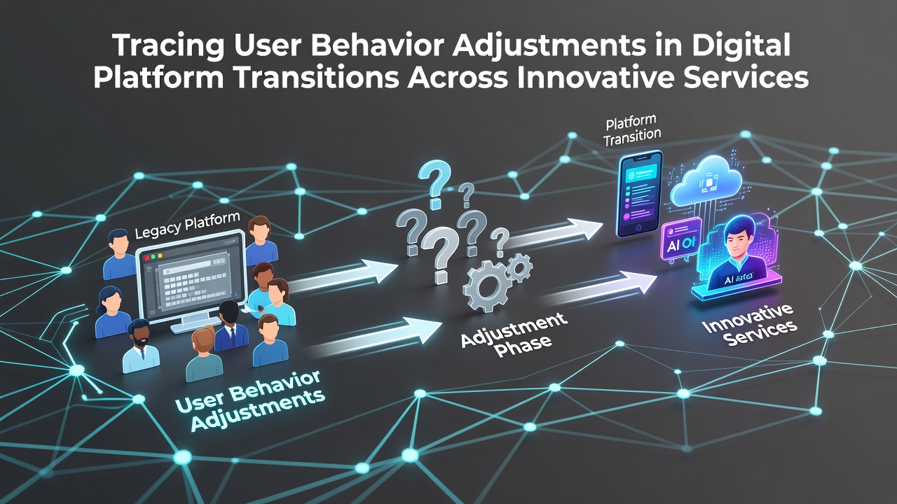 Tracing User Behavior Adjustments in Digital Platform Transitions Across Innovative Services